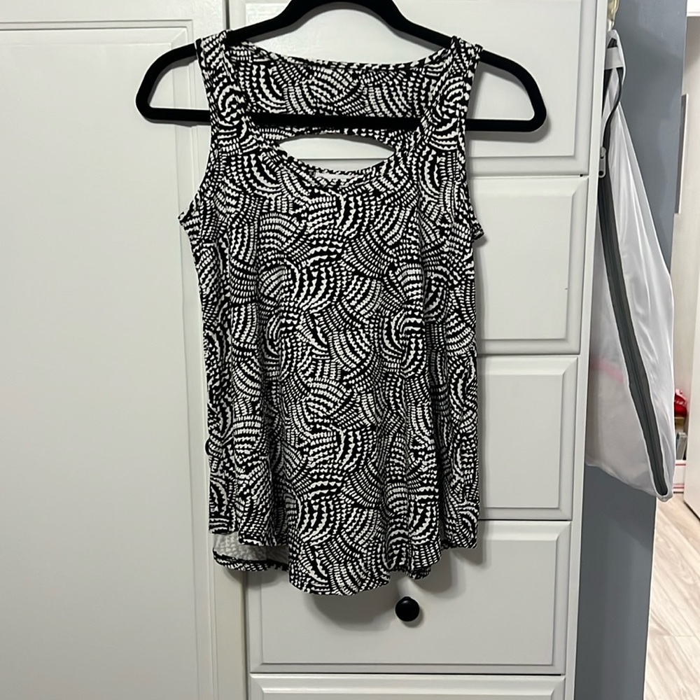 NWT always a.line Geometric Patterned Sleeveless Top